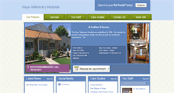 Desktop Screenshot of haysvethosp.com